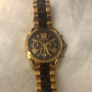 Michael Kors tortoise watch